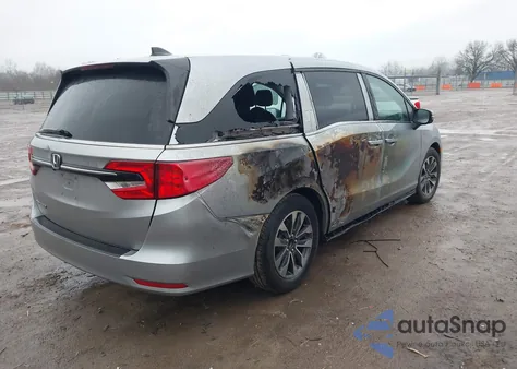 2022 Honda Odyssey Ex-L z USA, uszkodzony, nr VIN 5FNRL6H77NB010357